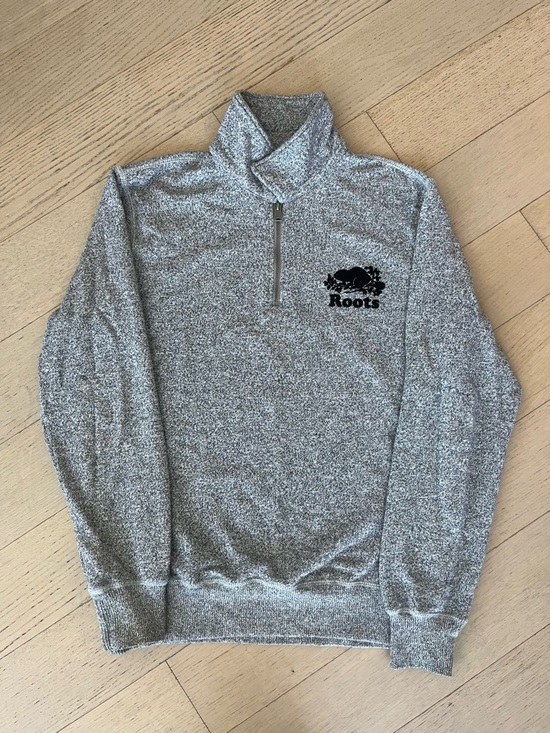 Roots Sweaters - Roots Women’s Grey Marled Zip Cardigan